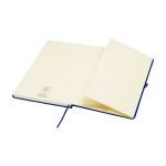 Notitieboek met afgeronde hoeken en zachte kaft A5 pagina’s kleur marineblauw derde weergave