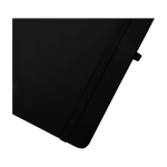 Notitieboek met harde kaft en zachte touch cover A6 pagina’s kleur zwart weergave detail 1