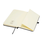 Notitieboek met harde kaft en zachte touch cover A6 pagina’s kleur zwart derde weergave