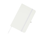 Notitieboek met harde kaft en zachte touch cover A6 pagina’s kleur wit weergave detail 1