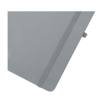 Notitieboek met harde kaft en zachte touch cover A6 pagina’s kleur grijs weergave detail 1