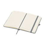 Notitieboek met harde kaft en zachte touch cover A6 pagina’s kleur grijs tweede weergave