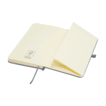 Notitieboek met harde kaft en zachte touch cover A6 pagina’s kleur grijs derde weergave