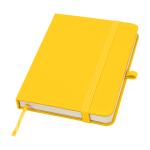 Notitieboek met harde kaft en zachte touch cover A6 pagina’s kleur geel