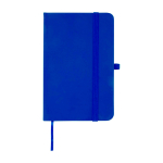 Notitieboek met harde kaft en zachte touch cover A6 pagina’s kleur koningsblauw tweede weergave voorkant