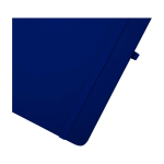 Notitieboek met harde kaft en zachte touch cover A6 pagina’s kleur marineblauw weergave detail 1