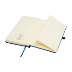 Notitieboek met harde kaft en zachte touch cover A6 pagina’s kleur marineblauw derde weergave