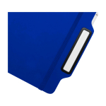 Notitieboek met uitsparing voor mobiel en harde kaft A5 pagina’s kleur koningsblauw weergave detail 1