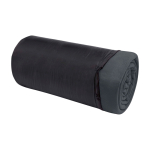 Geruite fleece deken met draagtas 200 g/m² kleur grijs