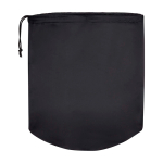 Geruite fleece deken met draagtas 200 g/m² kleur grijs derde weergave