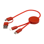 Snellaadkabel met gerecycled plastic en datasyncfunctie 5-in-1 derde weergave