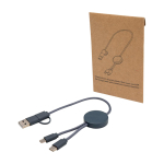 Snellaadkabel met gerecycled plastic en datasyncfunctie 5-in-1