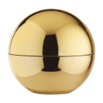 Vanille lippenbalsem met glanzende behuizing en SPF 15 bescherming kleur geel tweede weergave voorkant