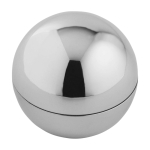 Vanille lippenbalsem met glanzende behuizing en SPF 15 bescherming kleur zilver tweede weergave