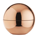 Vanille lippenbalsem met glanzende behuizing en SPF 15 bescherming kleur champagne tweede weergave voorkant