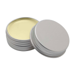 Lippenbalsem met aluminium behuizing en SPF 15 bescherming kleur beige