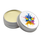 Lippenbalsem met aluminium behuizing en SPF 15 bescherming kleur beige