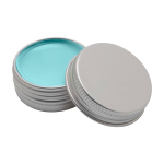 Lippenbalsem met aluminium behuizing en SPF 15 bescherming kleur lichtblauw