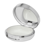 Lippenbalsem met vanillegeur en ingebouwde spiegel SPF 15 kleur zilver