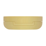 Lippenbalsem met vanillegeur en ingebouwde spiegel SPF 15 kleur goud tweede weergave voorkant