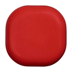 Lippenbalsem met vanillegeur en vierkante plastic behuizing SPF 15 kleur rood tweede weergave voorkant