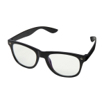 Bril van gerecycled plastic met acrylglas lenzen kleur zwart