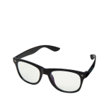 Bril van gerecycled plastic met acrylglas lenzen met afdrukgebied