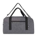 Multifunctionele tas van gerecycled vilt van hoge kwaliteit kleur donkergrijs tweede weergave voorkant