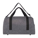 Multifunctionele tas van gerecycled vilt van hoge kwaliteit kleur donkergrijs tweede weergave achterkant