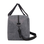 Multifunctionele tas van gerecycled vilt van hoge kwaliteit kleur donkergrijs tweede weergave met zijkant