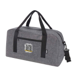 Multifunctionele tas van gerecycled vilt van hoge kwaliteit kleur donkergrijs weergave transfer printen