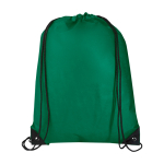 Touwrugzak van duurzaam en scheurbestendig non-woven materiaal 5L kleur groen derde weergave voorkant