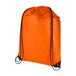 Touwrugzak van duurzaam en scheurbestendig non-woven materiaal 5L kleur oranje