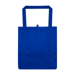 Tas van gerecycled polyester met verstevigde bodem 29L kleur koningsblauw tweede weergave voorkant