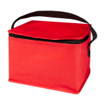 Koeltas van gerecycled non-woven materiaal voor 6 blikjes, 4L kleur rood tweede weergave