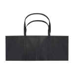 Extra grote handtas van gerecycled polyester met hengsels 65L kleur zwart tweede weergave achterkant