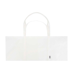Extra grote handtas van gerecycled polyester met hengsels 65L kleur wit tweede weergave voorkant