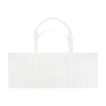 Extra grote handtas van gerecycled polyester met hengsels 65L kleur wit tweede weergave achterkant