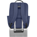 Rugzak van gerecycled polyester met laptopvak, bedrukt 15'' kleur gemarmerd blauw derde weergave
