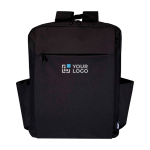 Rugzak van gerecycled polyester met laptopvak 15 inch met afdrukgebied