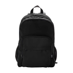 Laptoprugzak van gerecycled polyester met laptopvak 15 inch kleur zwart tweede weergave voorkant