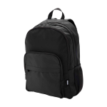 Laptoprugzak van gerecycled polyester met laptopvak 15 inch kleur zwart
