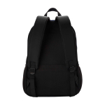 Laptoprugzak van gerecycled polyester met laptopvak 15 inch kleur zwart tweede weergave achterkant