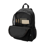 Laptoprugzak van gerecycled polyester met laptopvak 15 inch kleur zwart vierde weergave