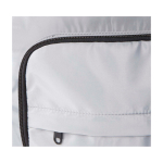 Laptoprugzak van gerecycled polyester met laptopvak 15 inch kleur grijs weergave detail 1