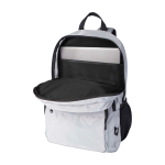 Laptoprugzak van gerecycled polyester met laptopvak 15 inch kleur grijs tweede weergave