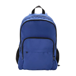 Laptoprugzak van gerecycled polyester met laptopvak 15 inch kleur koningsblauw tweede weergave voorkant