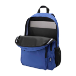 Laptoprugzak van gerecycled polyester met laptopvak 15 inch kleur koningsblauw tweede weergave