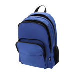 Laptoprugzak van gerecycled polyester met laptopvak 15 inch kleur koningsblauw derde weergave