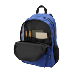Laptoprugzak van gerecycled polyester met laptopvak 15 inch kleur koningsblauw vierde weergave